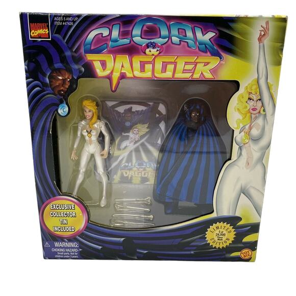 Marvel Entertainment Cloak and Dagger Collectors Set Action Figure New Sealed - Picture 1 of 5